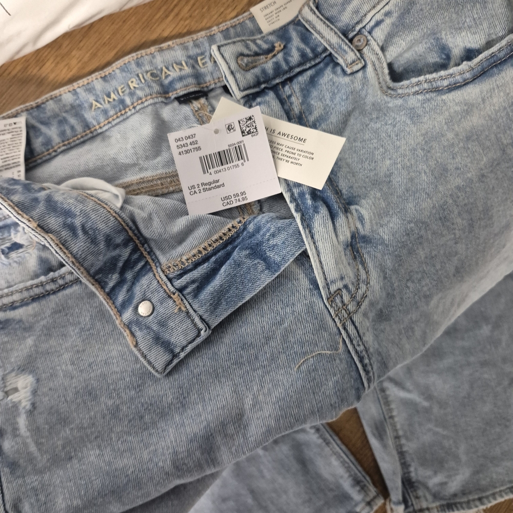 American Eagle Outfitters Light Blue Flare Jeans
